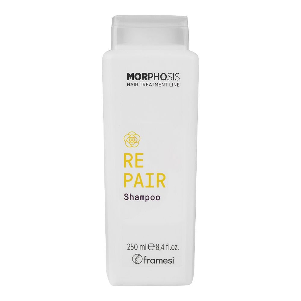 Framesi Morphosis Repair Shampoo Moisturizes And Strengthens Hair Color Safe (250ml)