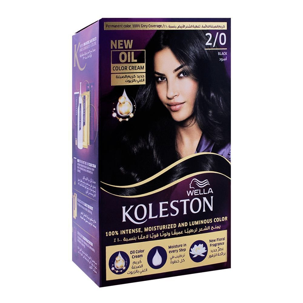 Wella Koleston Color Cream Kit 2/0 Black