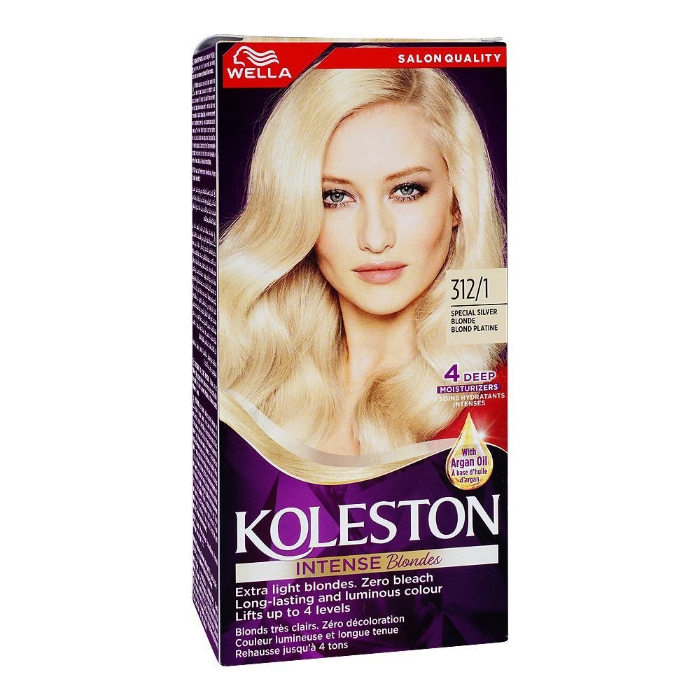 Wella Koleston Intense Blondes Hair Color 312/1 Special Silver Blonde