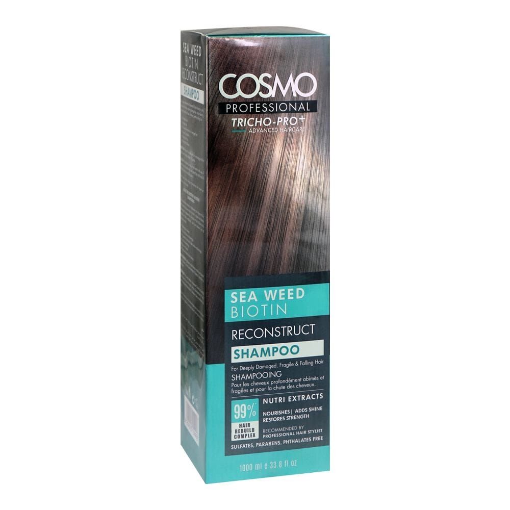 Cosmo Professional Sea Weed Biotin Reconstruct Shampoo (1000ml)