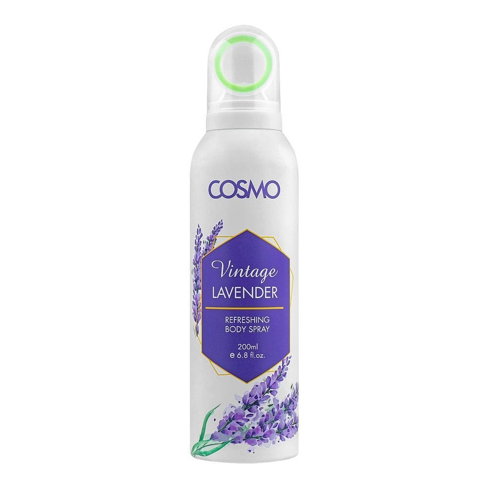 Cosmo Vintage Lavender Refreshing Body Spray (200ml)