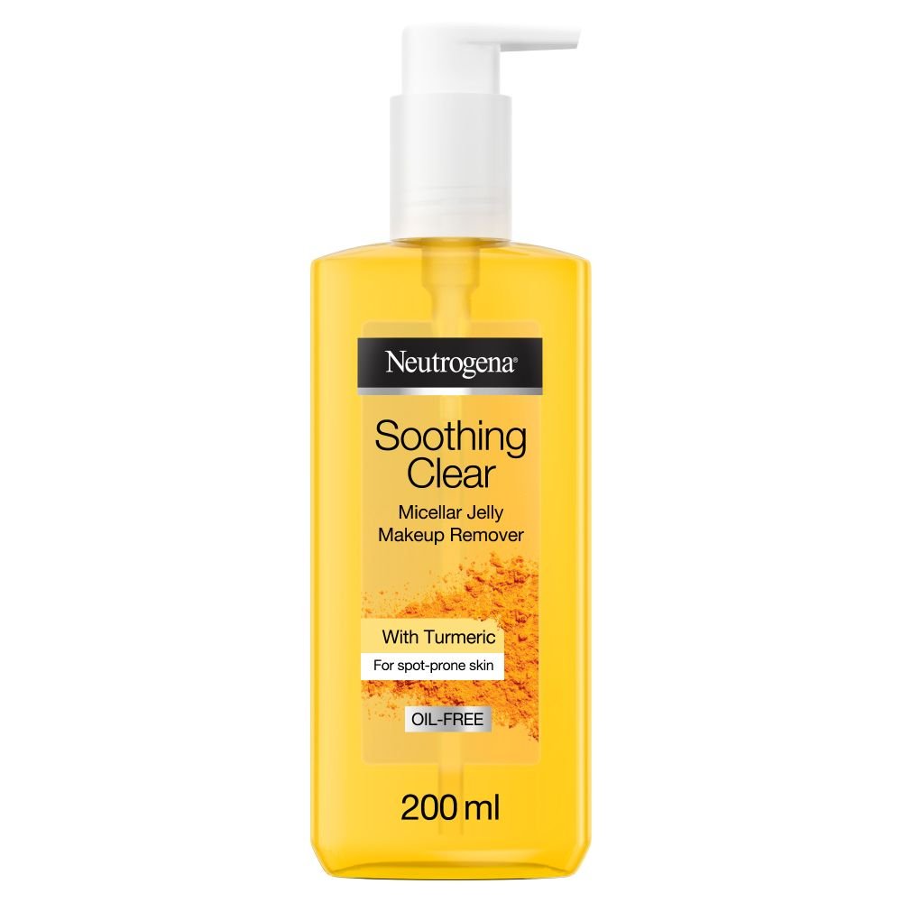 Neutrogena Soothing Clear Turmeric Micellar Jelly Makeup Remover (200ml)