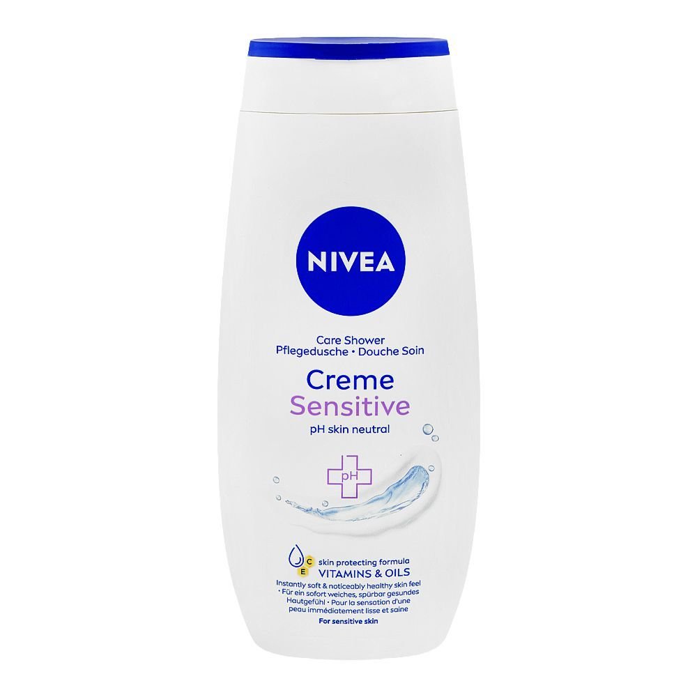 Nivea Creme Sensitive Ph Skin Neutral Care Shower Cream (250ml)