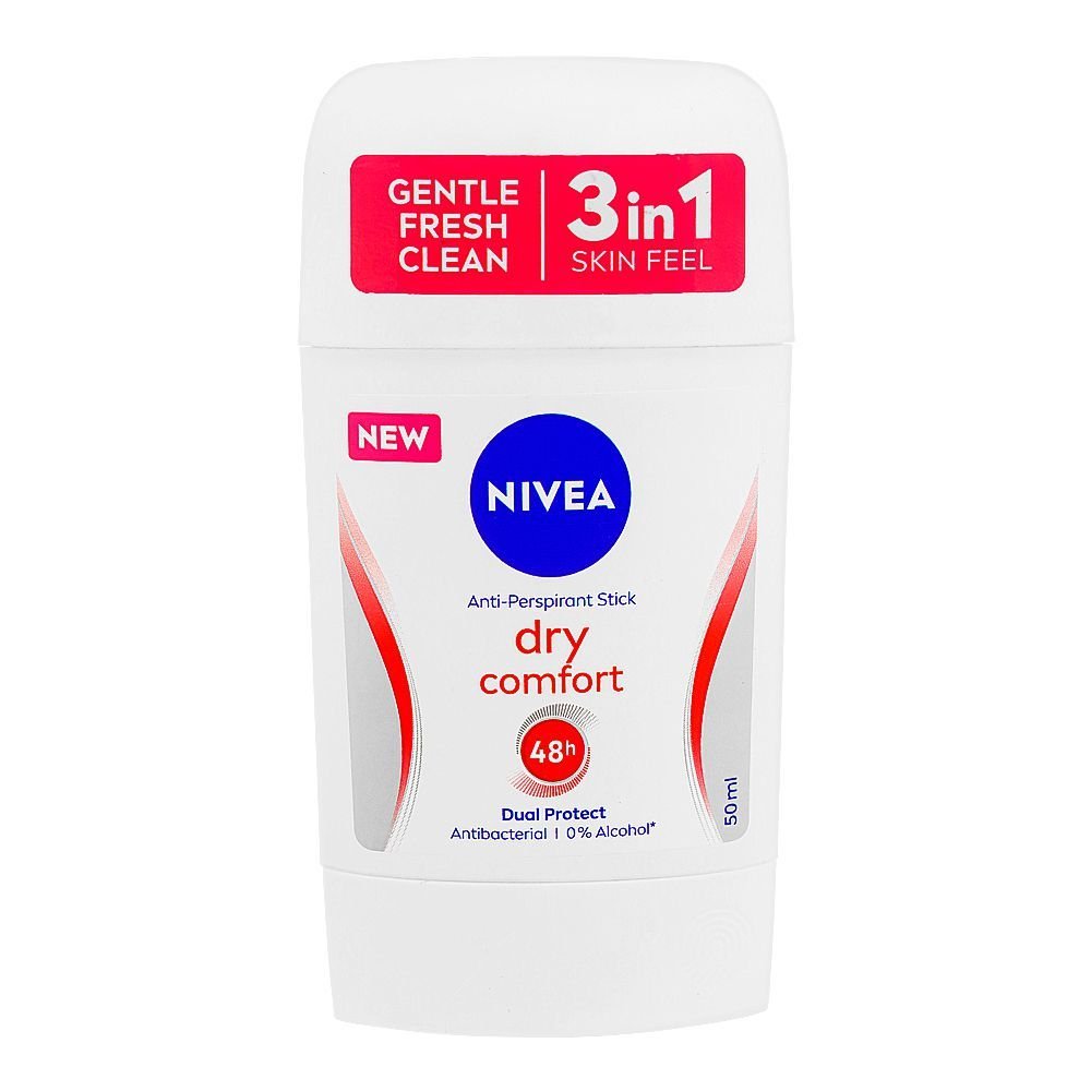Nivea Dry Comfort Dual Protect Anti-Perspirant Deodorant Stick (50ml)