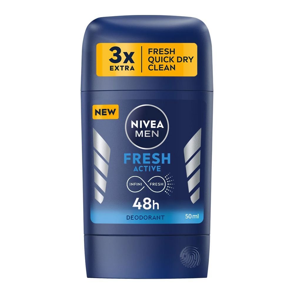 Nivea Men, 48h Fresh Active Infini Fresh Deodorant Stick (50ml)