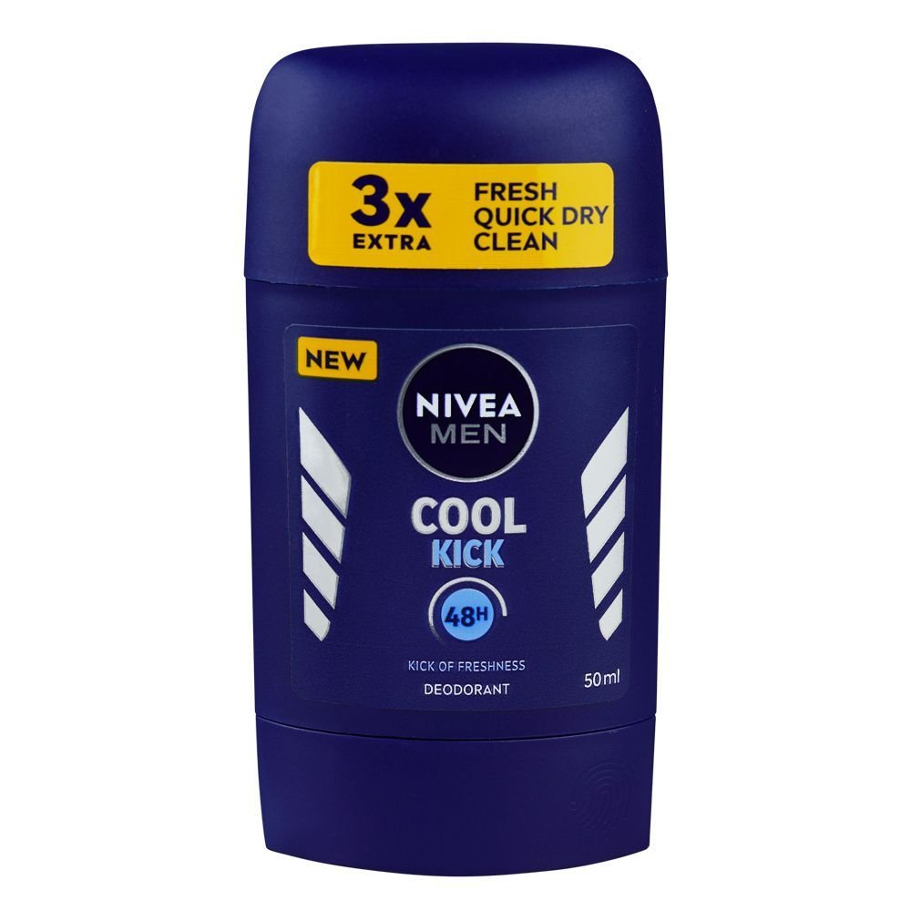 Nivea Men 48 Hour Kick Of Freshness Cool Kick Deodorant Stick (50ml)