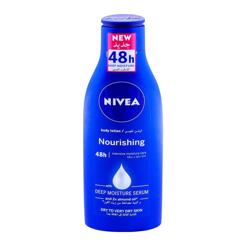 Nivea 48h Nourishing Body Lotion, Deep Moisture Serum (250ml)