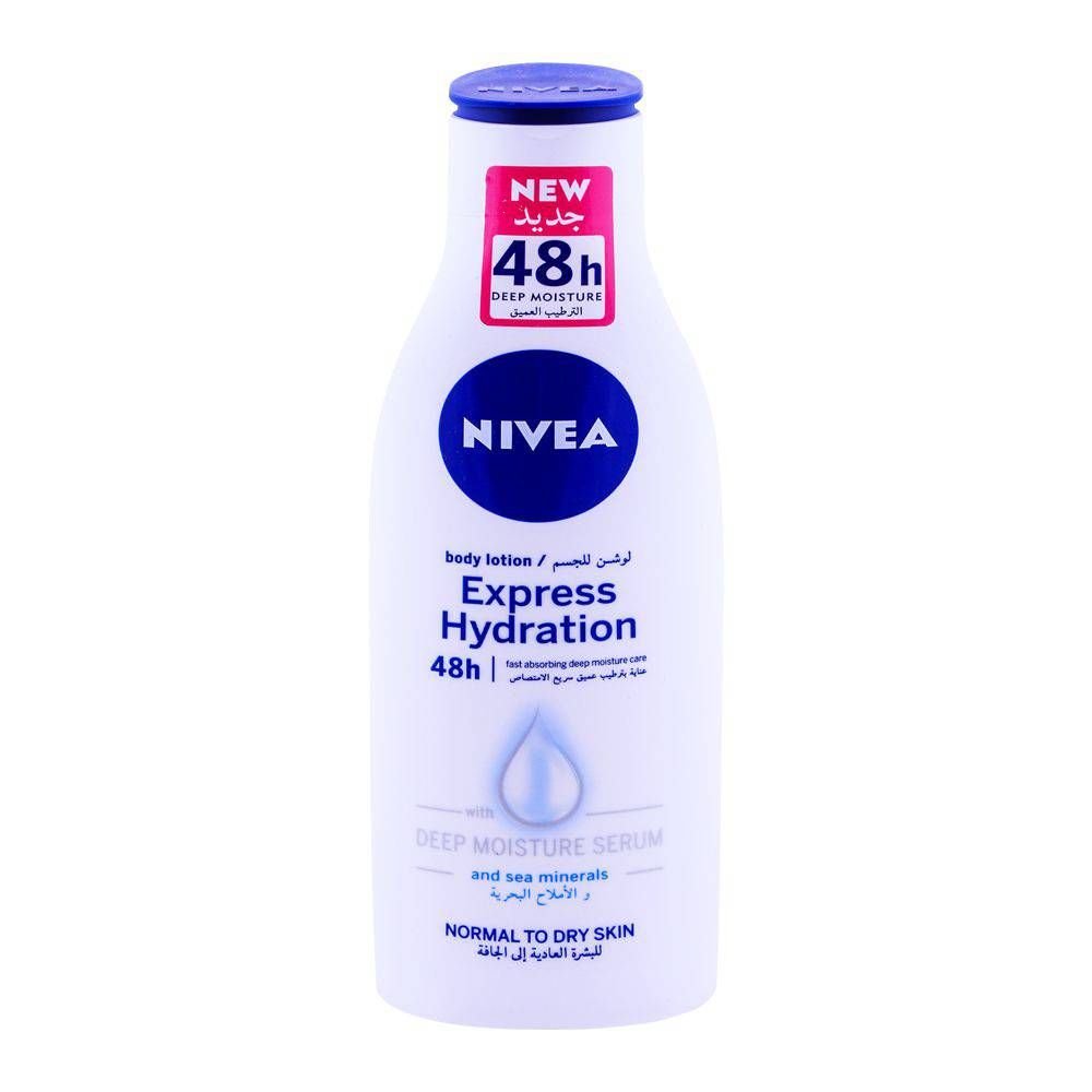 Nivea 48h Express Hydration Body Lotion, Normal To Dry Skin (250ml)