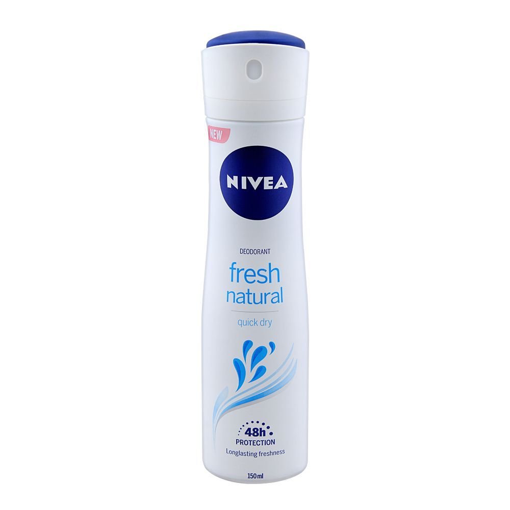 Nivea 48h Fresh Natural Quick Dry Deodorant Spray (150ml)