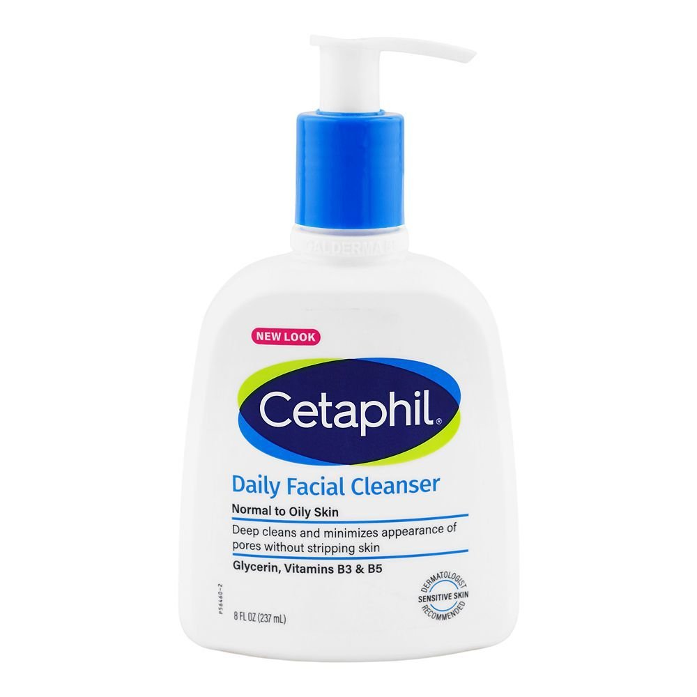 Cetaphil Daily Facial Cleanser, Normal To Oily Skin (237m)