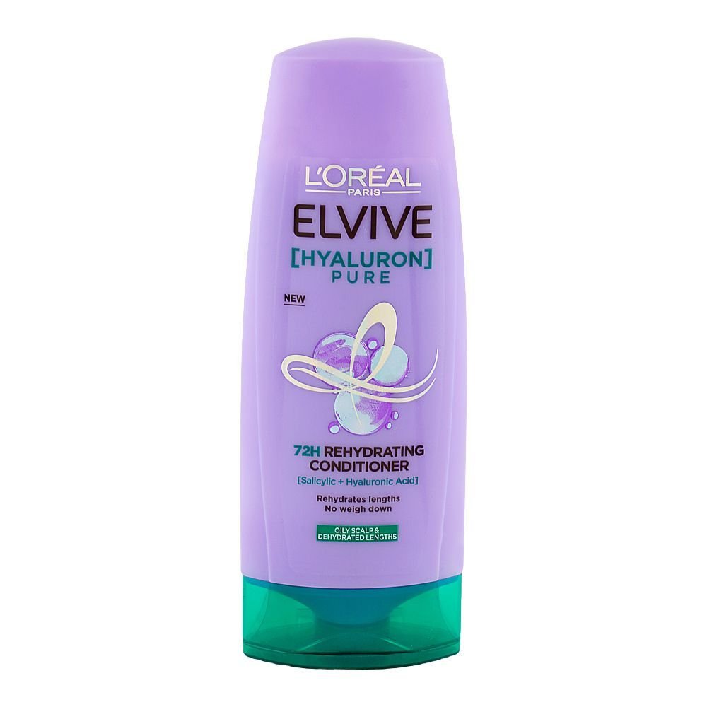 Loreal Paris Elvive Hyaluron Pure 72h Rehydrating Conditioner (175ml)