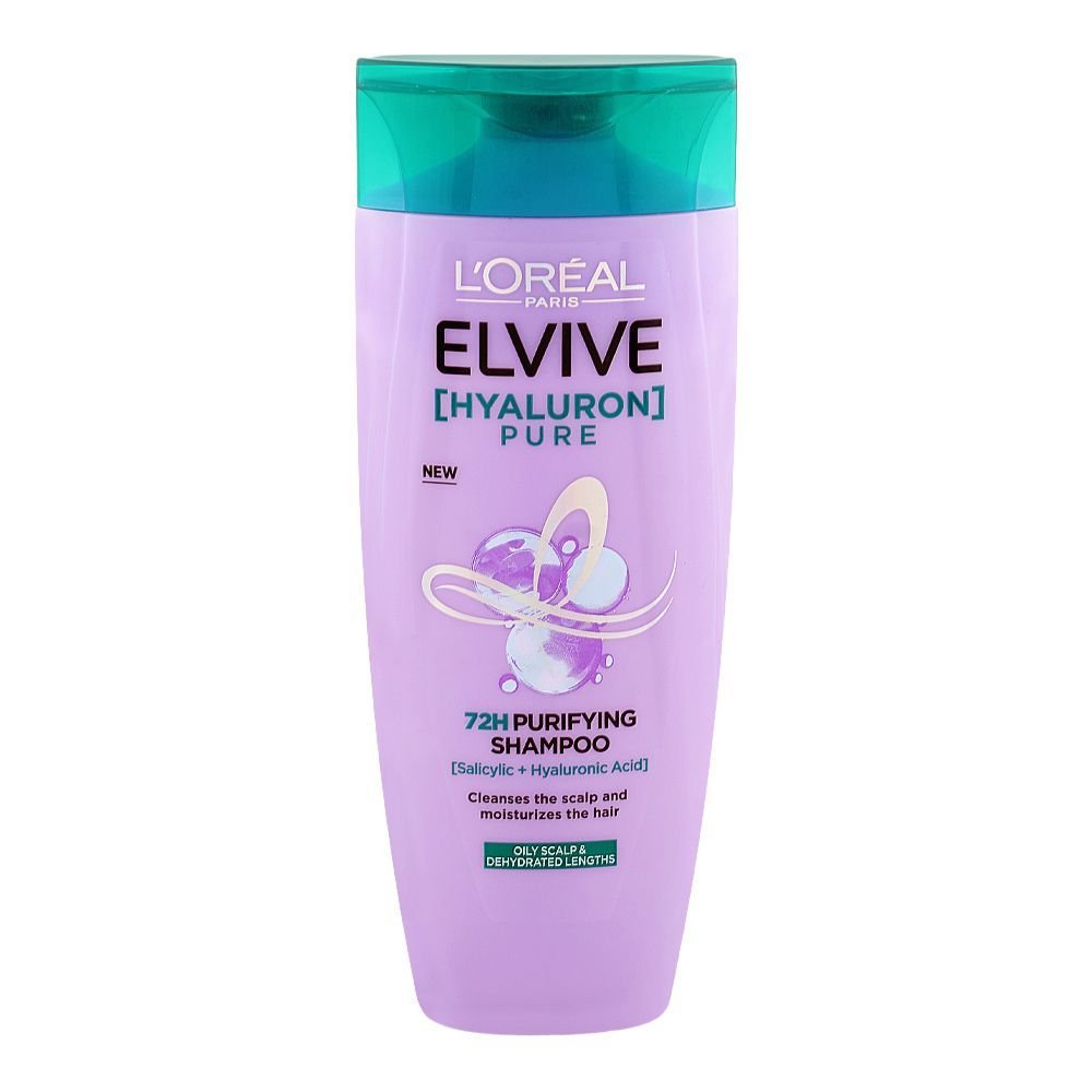 Loreal Paris Elvive Hyaluron Pure 72h Purifying Shampoo (175ml)