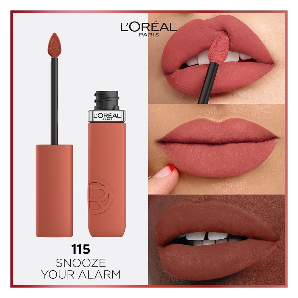 Loreal Paris Infallible Matte Resistance Liquid Lipstick, 115 Snooze Your Alarm