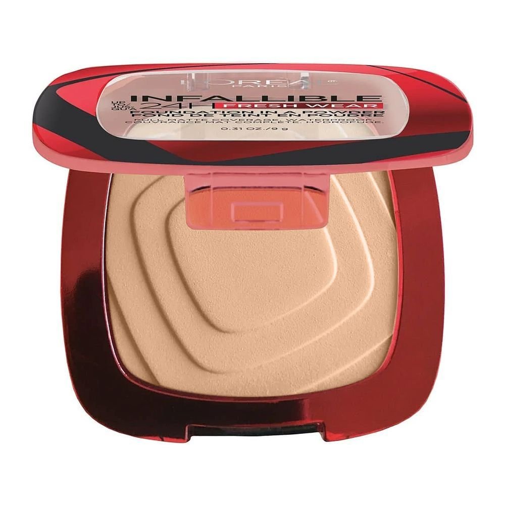 Loreal Paris Infallible 24hrs Fresh Wear Powder Foundation, 130 True Beige