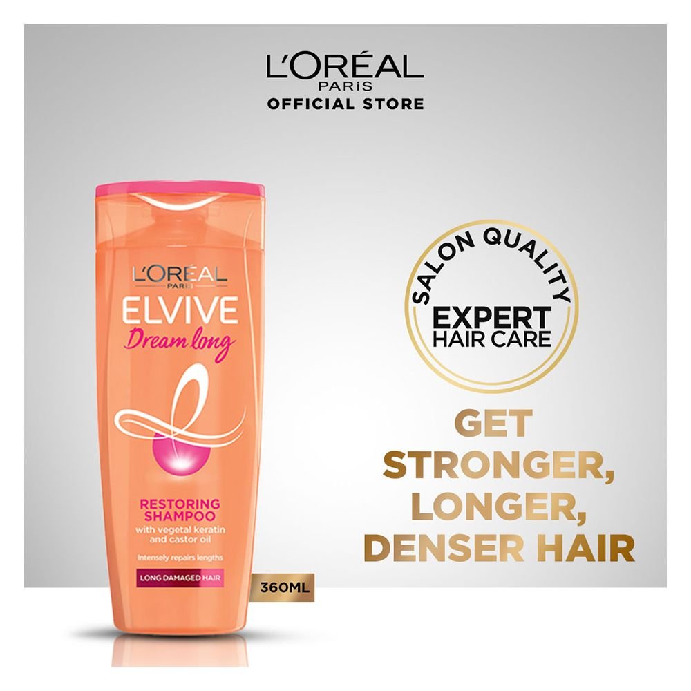 Loreal Dream Long Restoring Shampoo (360ml)