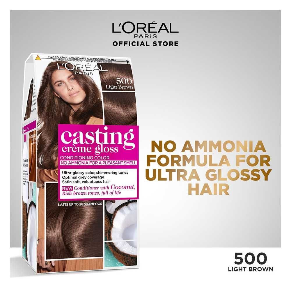 Loreal Paris Casting Hair Color 500 Light Brown