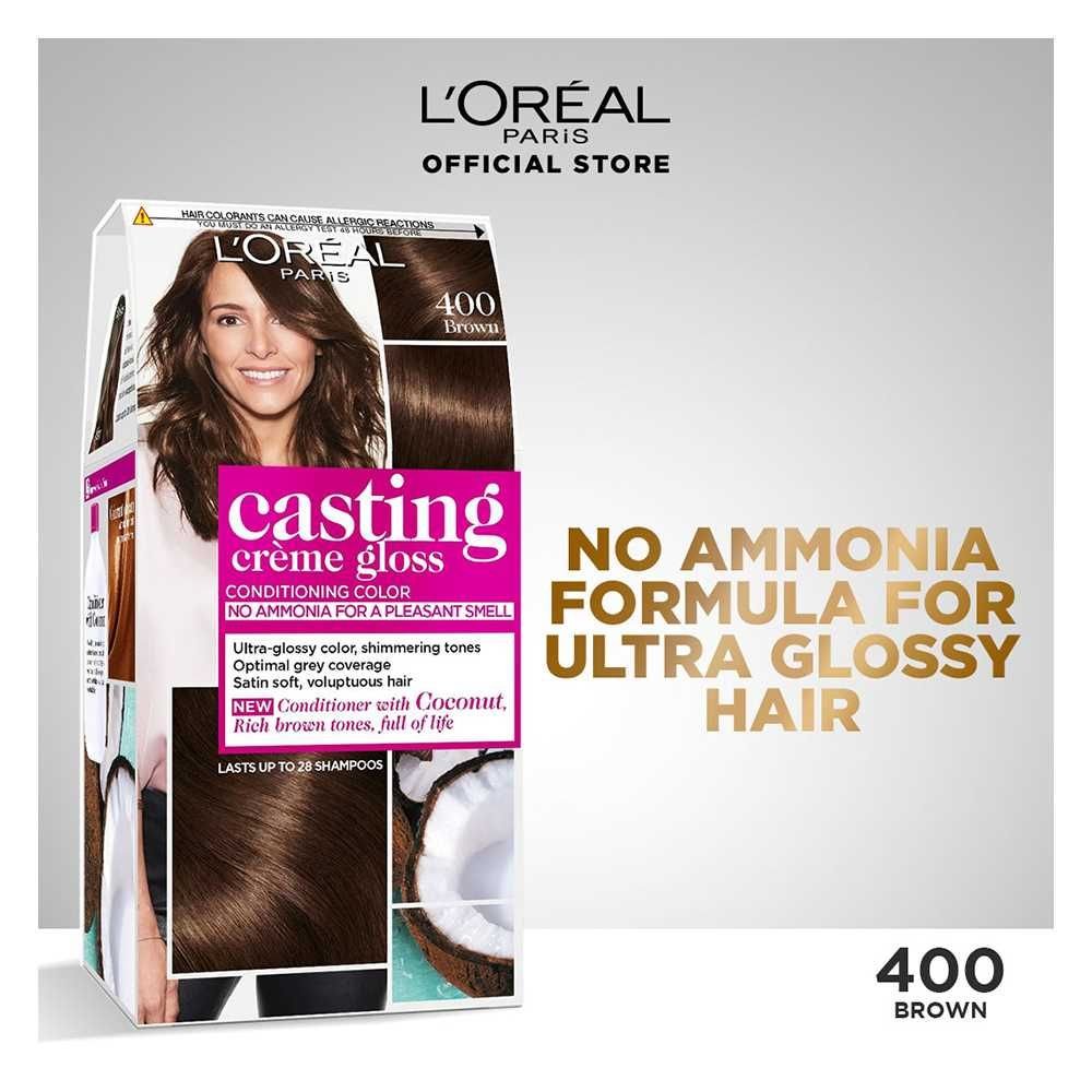 Loreal Paris Casting Hair Color 400 Brown