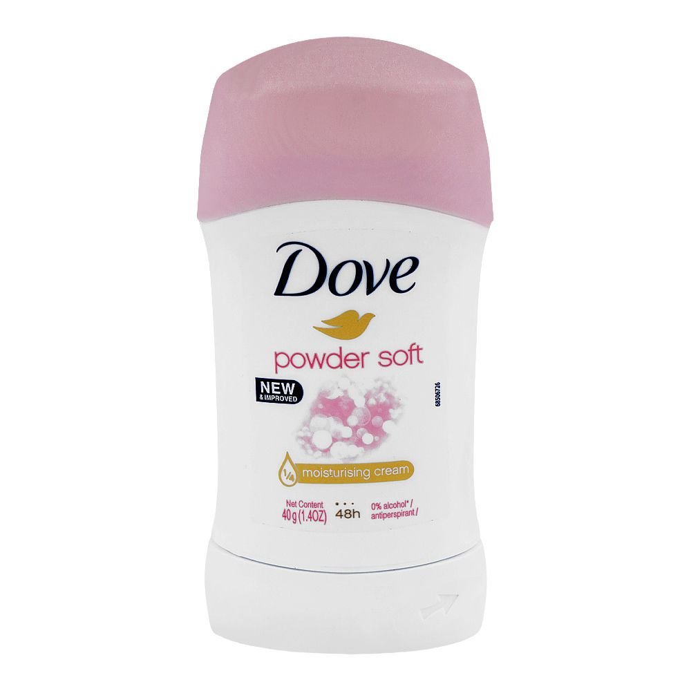 Dove Powder Soft Antiperspirant Deodorant Stick (40ml)