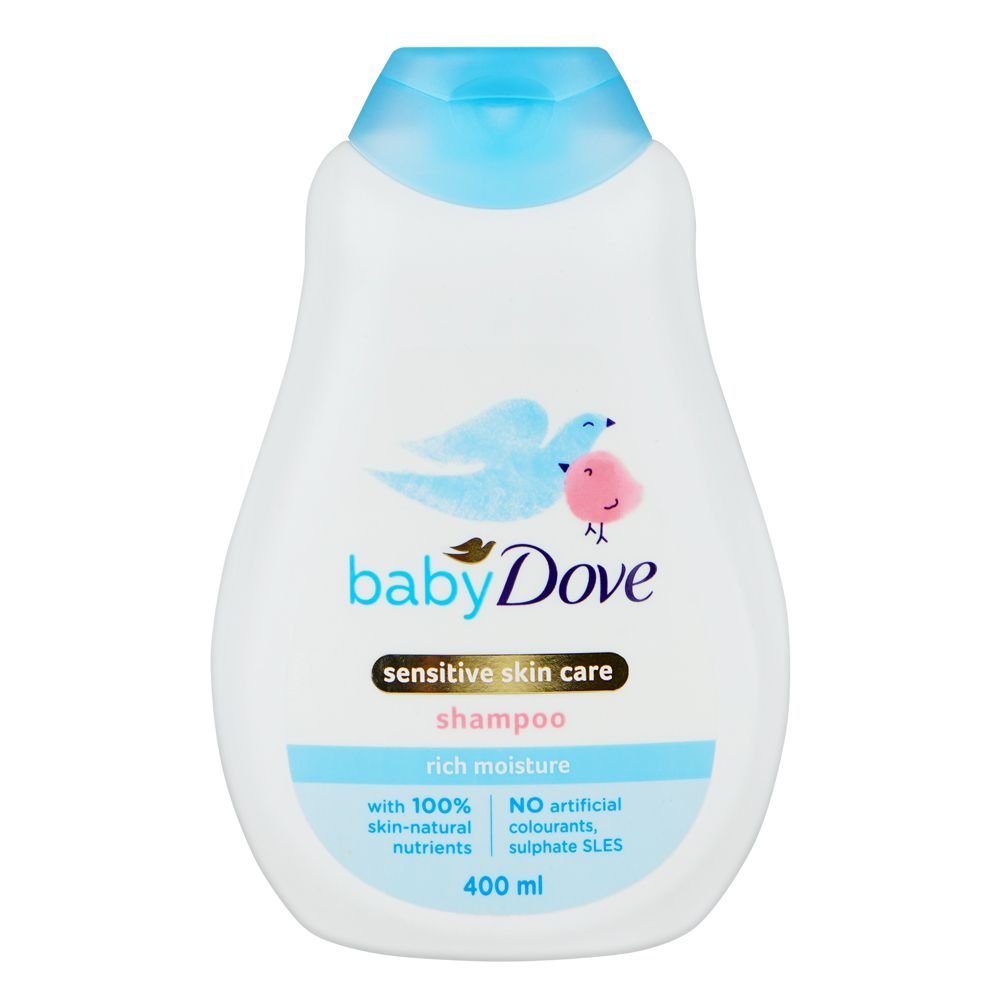 Dove Rich Moisture Baby Shampoo, Sulphate Free (400ml)