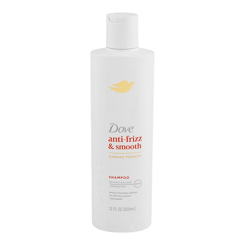 Dove Anti-Frizz & Smooth Damage Therapy Shampoo (355ml)