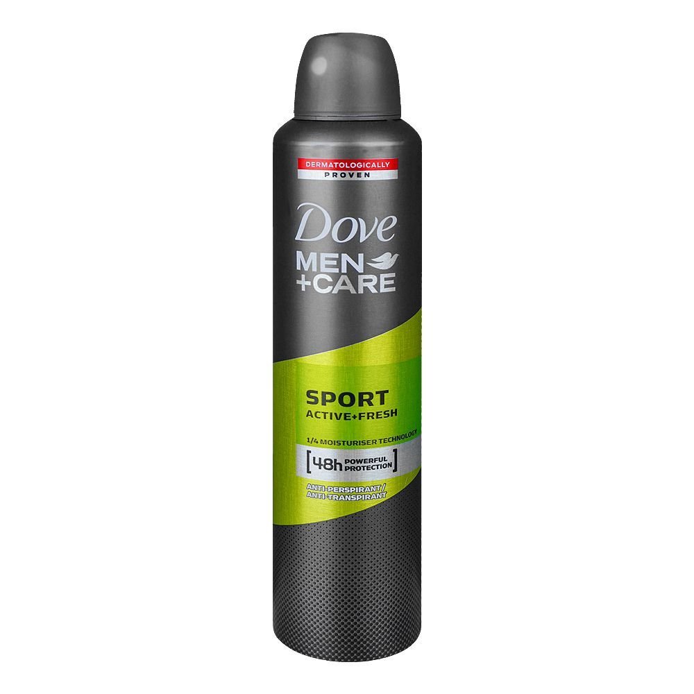 Dove Men+Care Sport Active+Fresh Anti-Perspirant Deodorant Spray, For Men (250ml)