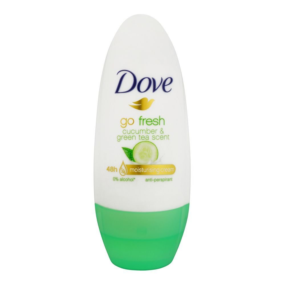 Dove Go Fresh Cucumber & Green Tea 48-Hour Anti-Perspirant Deodorant Roll On (40ml)