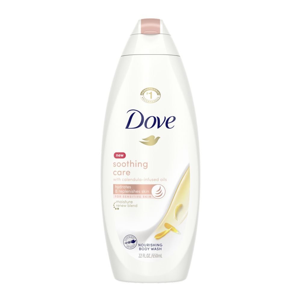 Dove Soothing Care Calendula-Infused Oil Nourishing Body Wash (650ml)