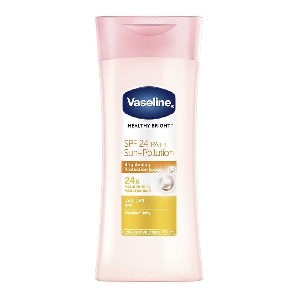 Vaseline Healthy Bright Sun+Pollution Protection Lotion With Spf-24 And Pa++ (200ml)