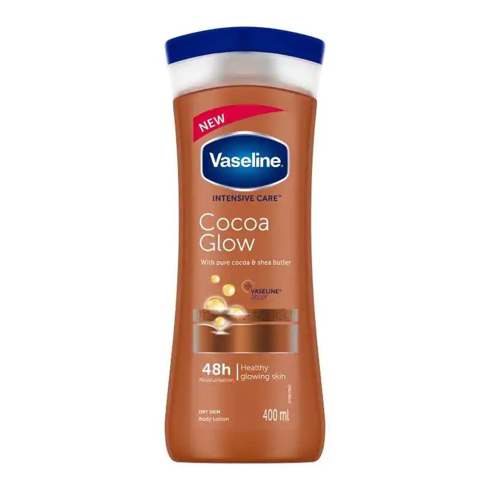 Vaseline Intensive Care Cocoa Glow Pure Cocoa Butter Lotion (400ml)