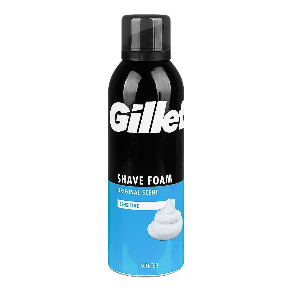 Gillette Original Scented Sensitive Shave Foam (200ml)