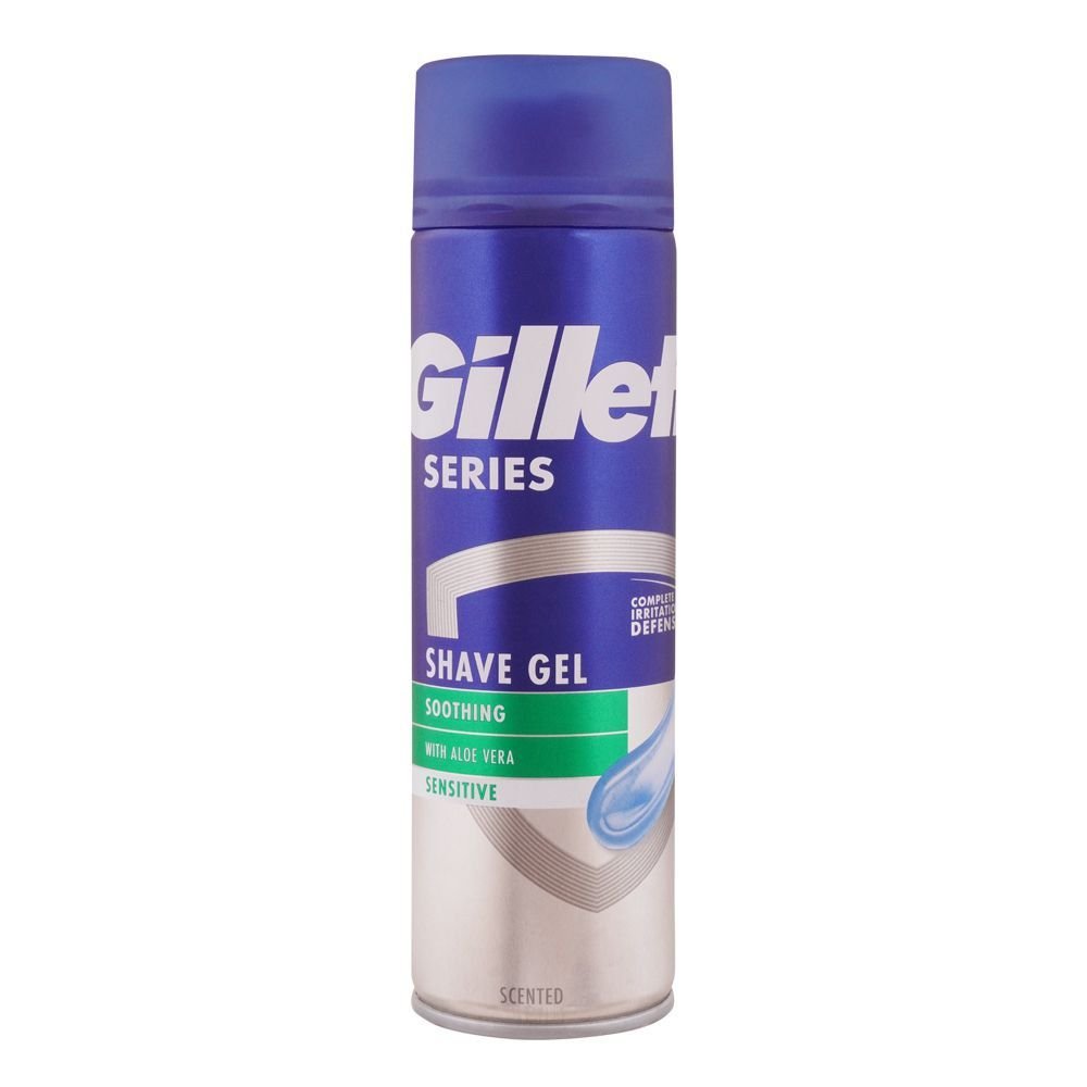 Gillette Series Soothing With Aloe Vera Sensitive Shave Gel (200ml)