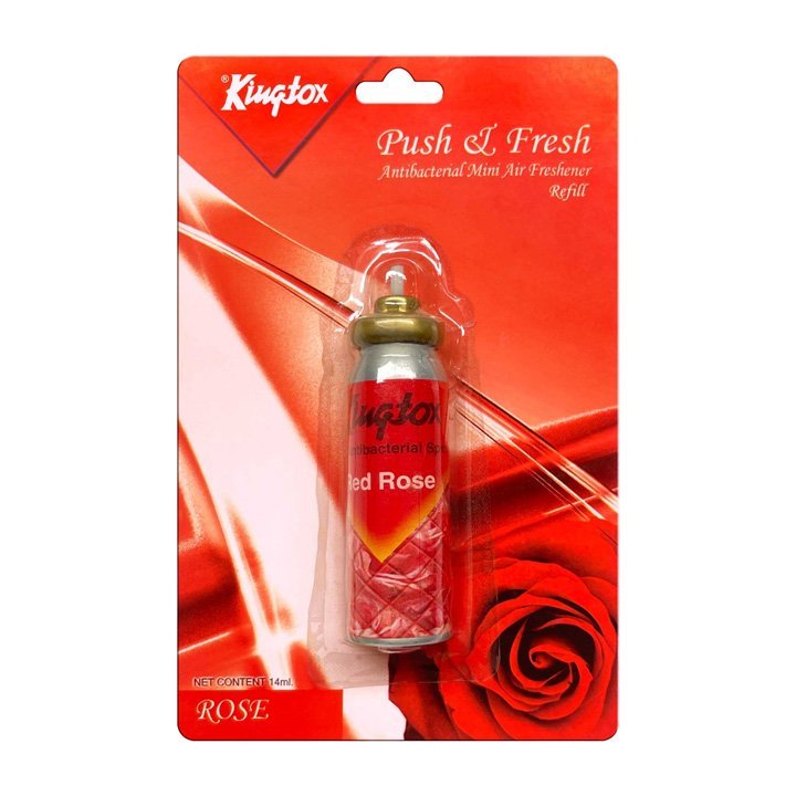 Kingtox Push & Fresh Mini Refill Air Freshener Rose