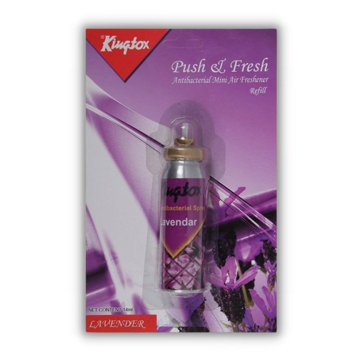 Kingtox Push & Fresh Mini Refill Air Freshener Lavender