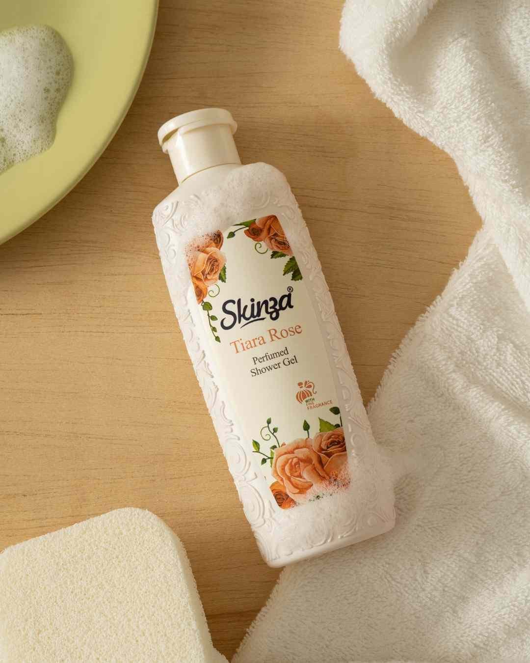 Skinza Tiara Rose Perfumed Shower Gel (250ml)