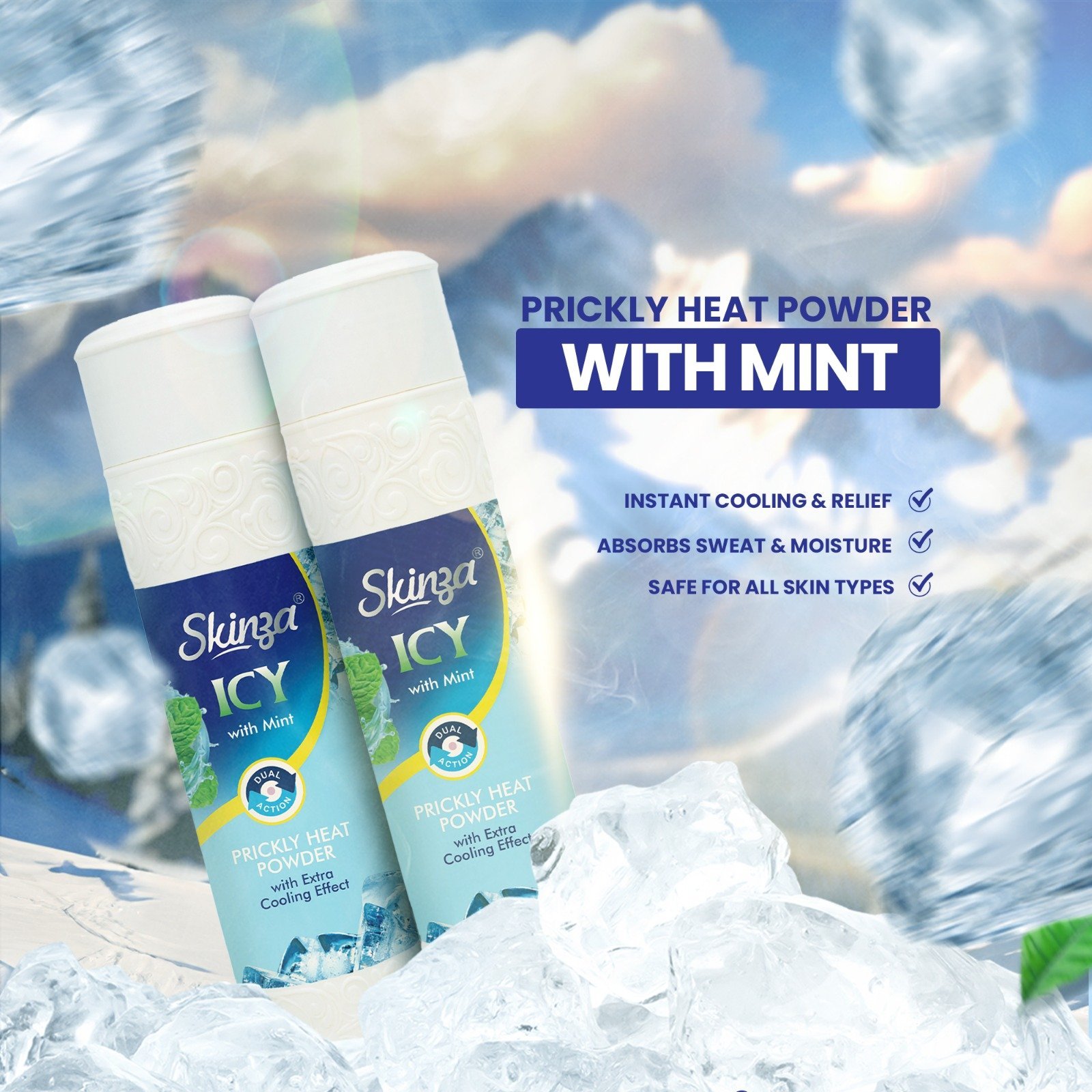 Skinza Mint Prickly Heat Powder Prickly Heat Powder (125gm)