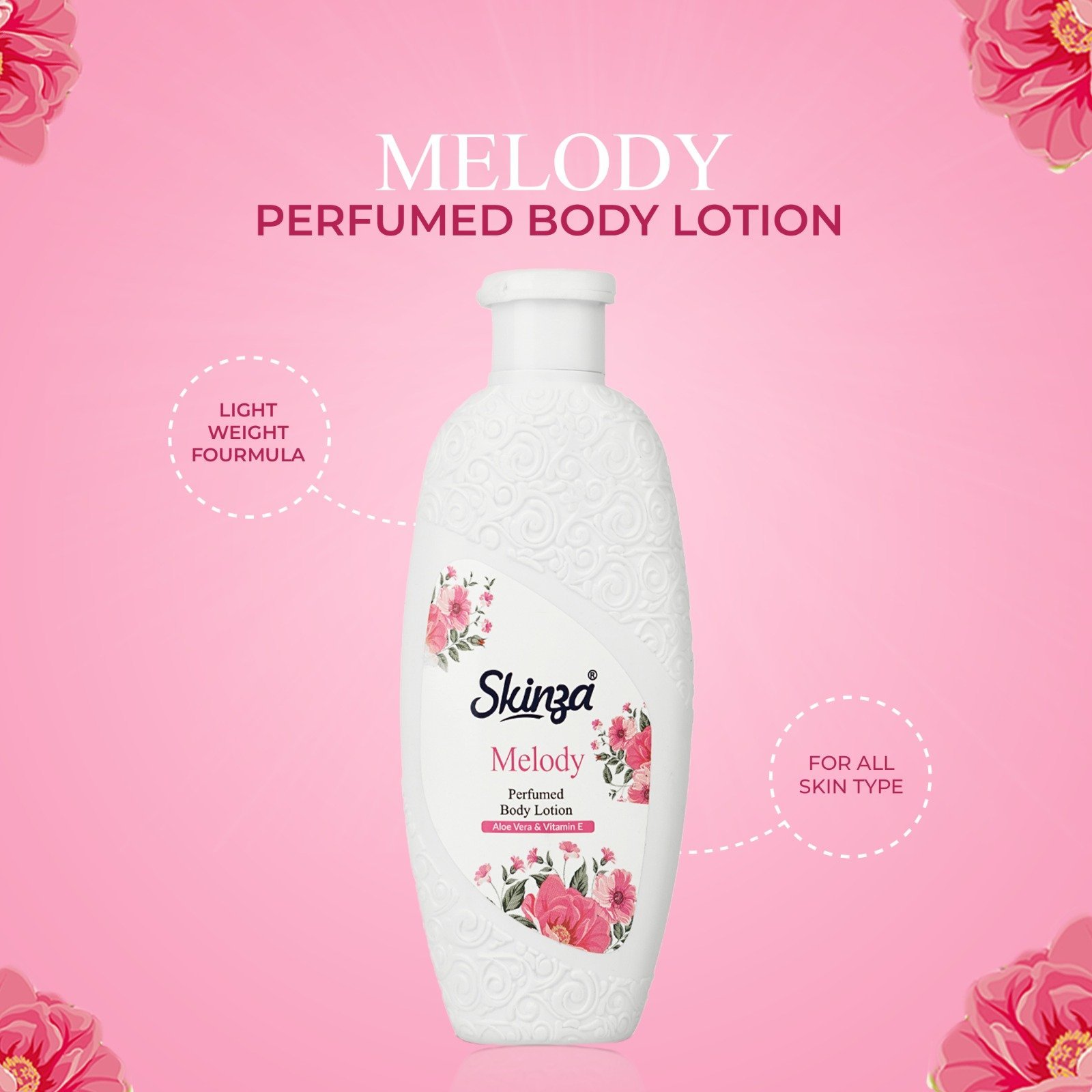 Skinza Melody Perfumed Body Lotion (220ml)