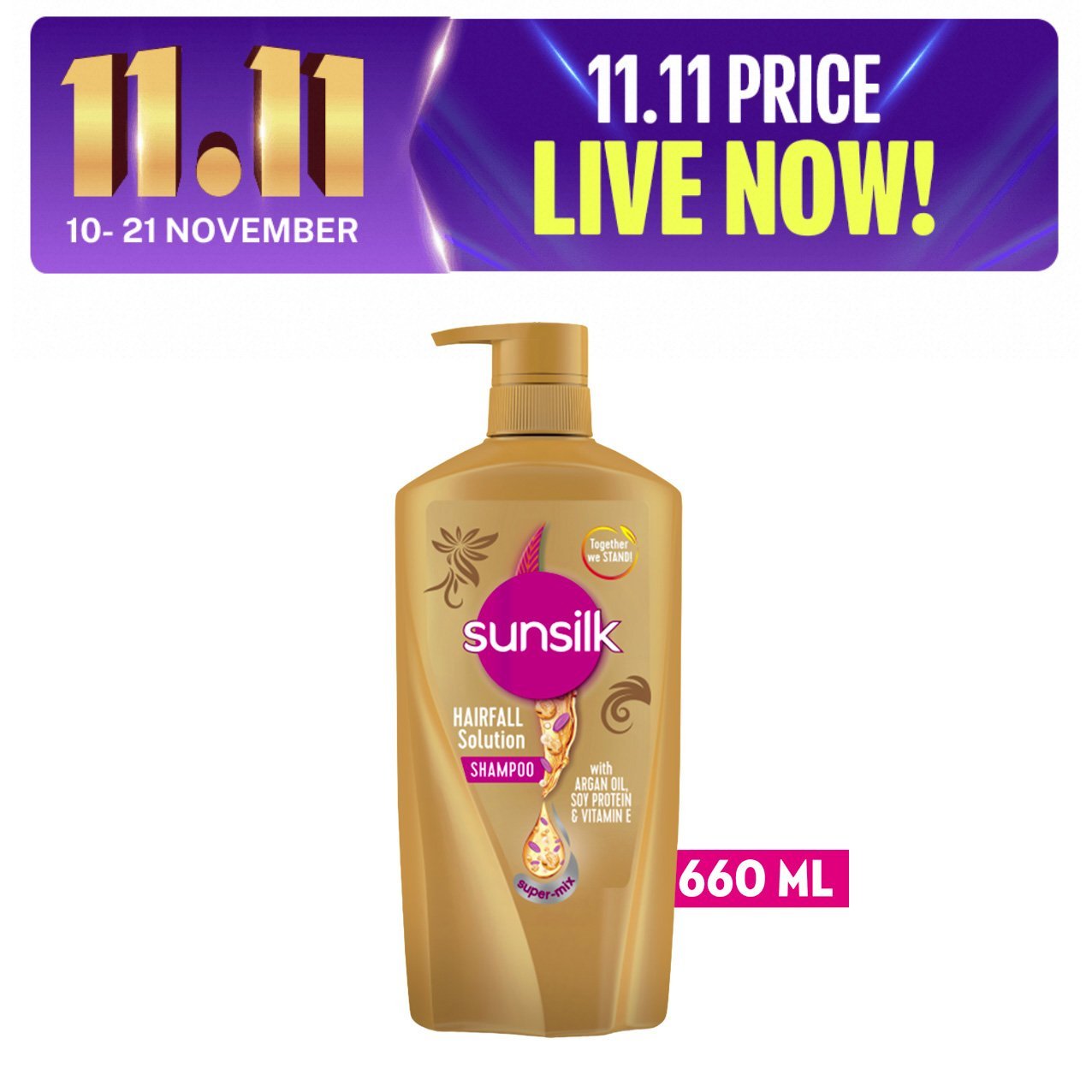 Sunsilk Shampoo Hairfall Solution (660ml)