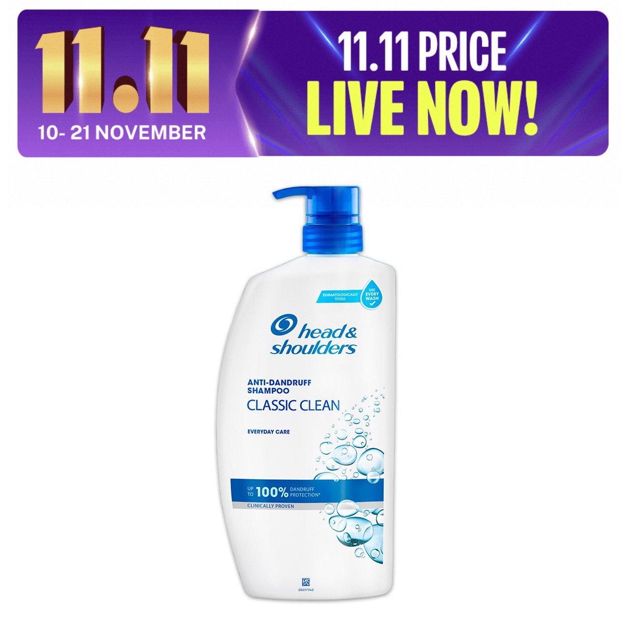 Head & Shoulders Classic Clean Shampoo (1000ml)