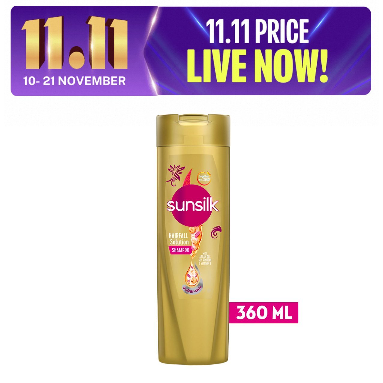 Sunsilk Shampoo Hairfall Solution (360ml)
