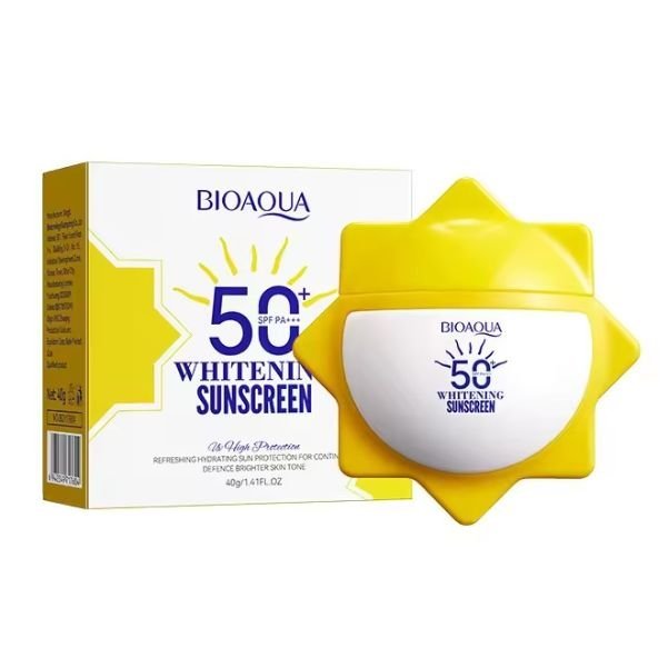 Bioaqua Sunscreen Spf50+ Natural Sunblock Whitening Moisturizing Sun Protection Sun Cream Sunscreen Lotion (40gm)