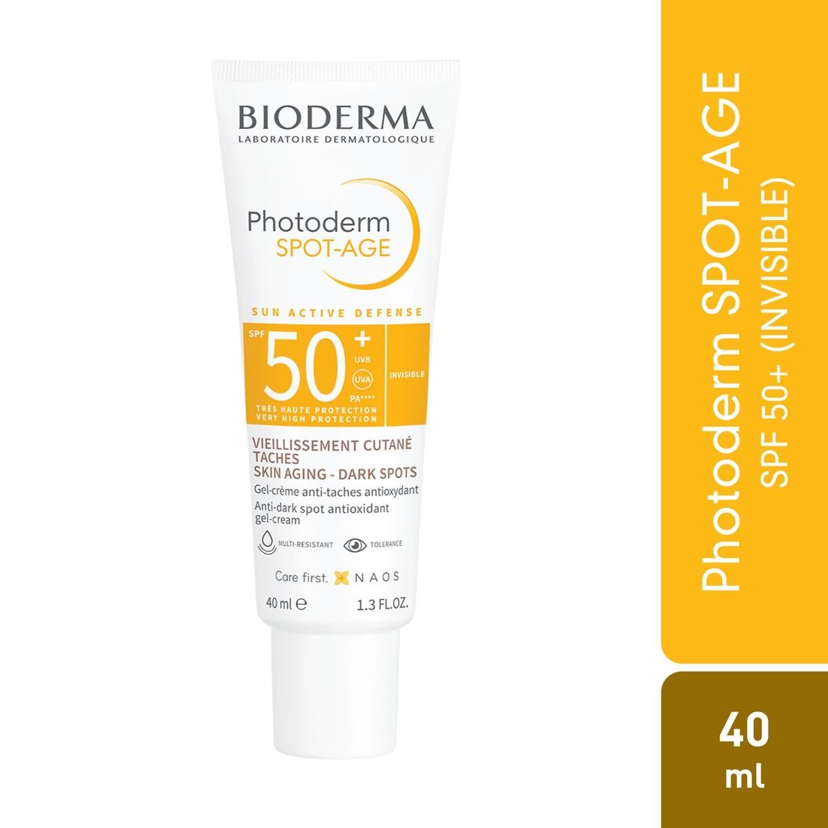 Bioderma Photoderm Spot Age (40ml) Invisible With Spf 50+ Prevent And Reduce The Signs Of Photoaging With Very High Sun Protection