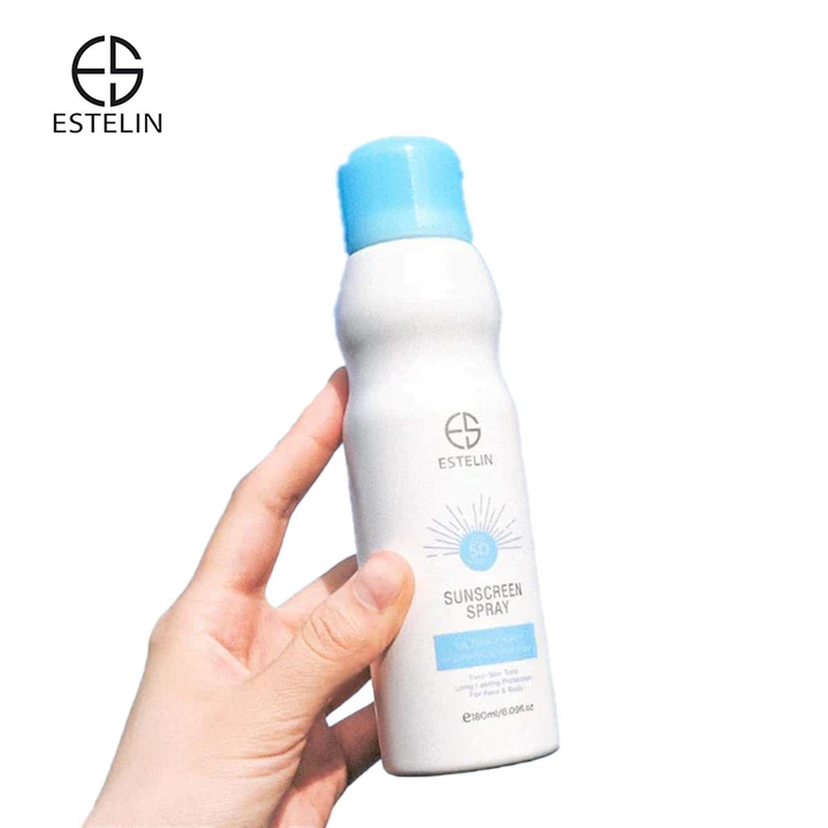 Dr. Rashel Estelin Sunscreen Spray Ultra Light Weight Hydrating Spf 50+++ (180ml)