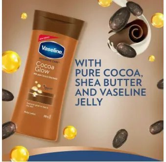 Vasaline Intensive Care Cocoa Glow And Shea Butter Radiant Baby Lotion (200ml)