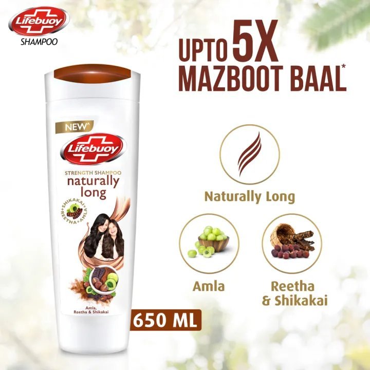 Lifebuoy Shampoo Naturally Long (650ml)