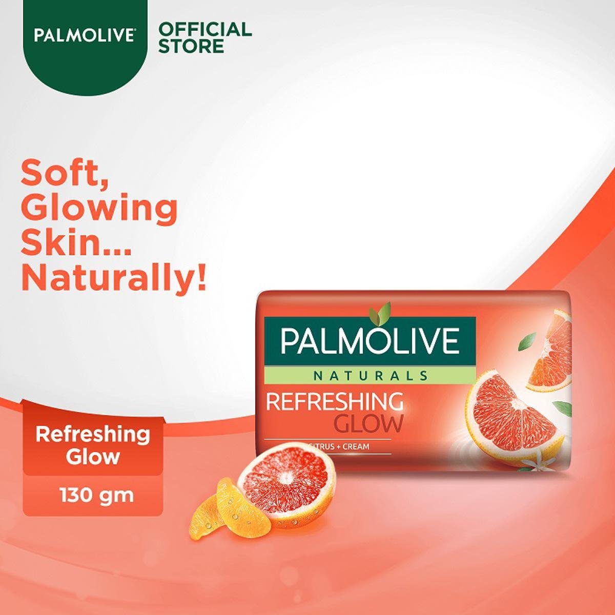 Palmolive Naturals Refreshing Glow Bar Soap (130gm)
