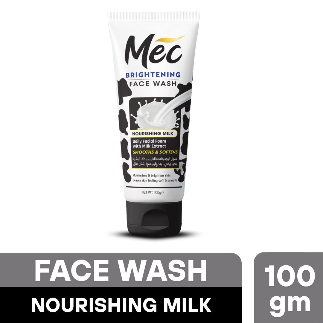 Mec Brightening Nourishing Milk Face Wash (100gm)