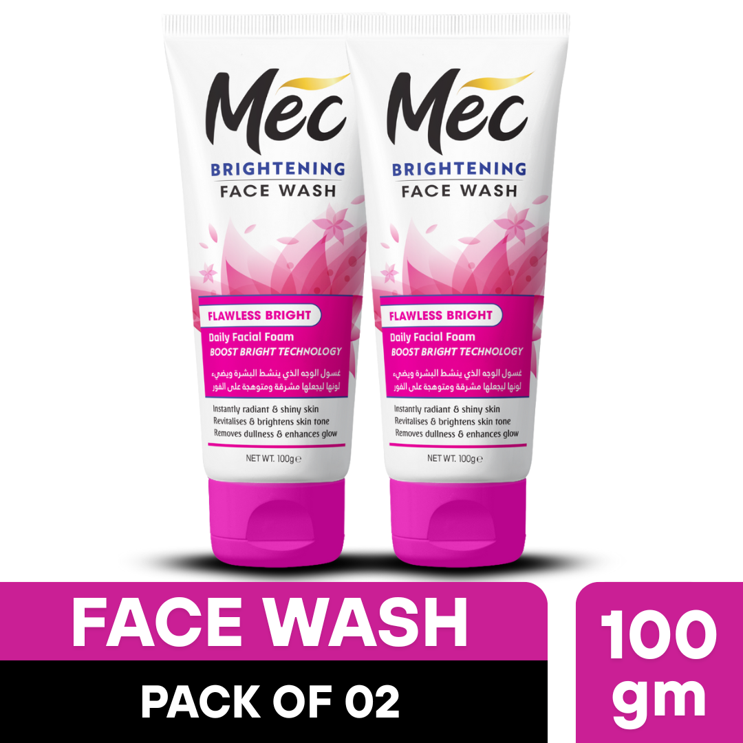 Mec Brightening Flawless Bright Face Wash (100g) (Pack Of 2)