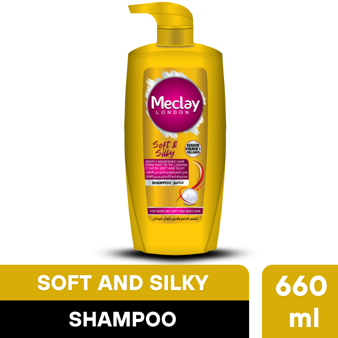 Meclay London Soft & Silky Shampoo (660ml)