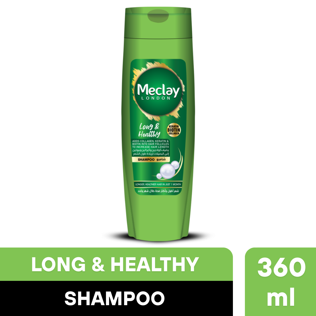 Meclay London Long & Healthy Shampoo (360ml)