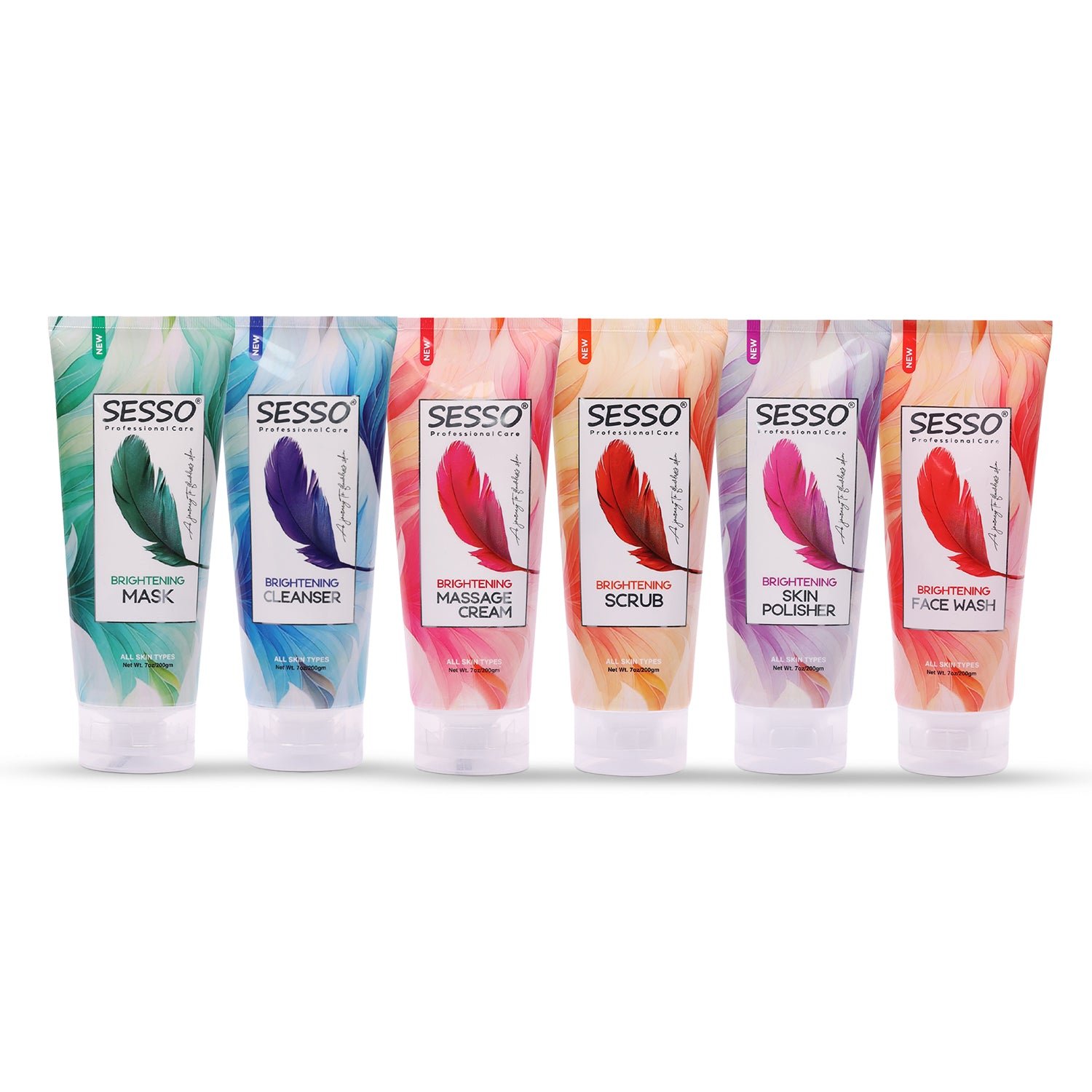 Sesso Skin Whitening Facial Kit (Pack Of 6)